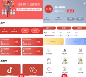 发布接单运营平台 抖音悬赏任务兼职系统 三级分销php源码
