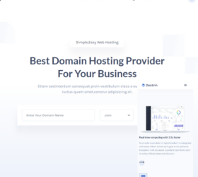 bootstraps响应式企业服务商类网站模板 自适应html源码