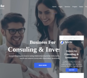 jQuery bootstraps响应式企业咨询类网站模板 自适应php源码