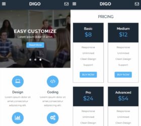 jQuery移动端公司企业类网站模板 html源码