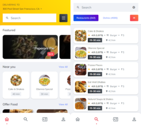 移动端餐饮销售类网站模板 html源码
