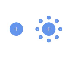jQuery移动端自适应圆形导航菜单网页模板 html源码