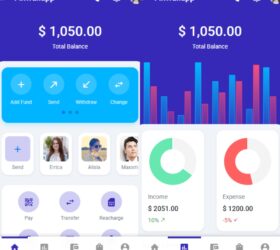手机app多用途金融类网站模板 html源码