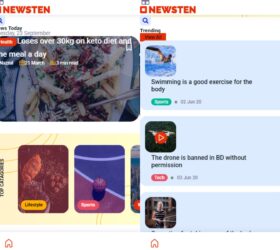 手机app新闻类网站模板 html源码